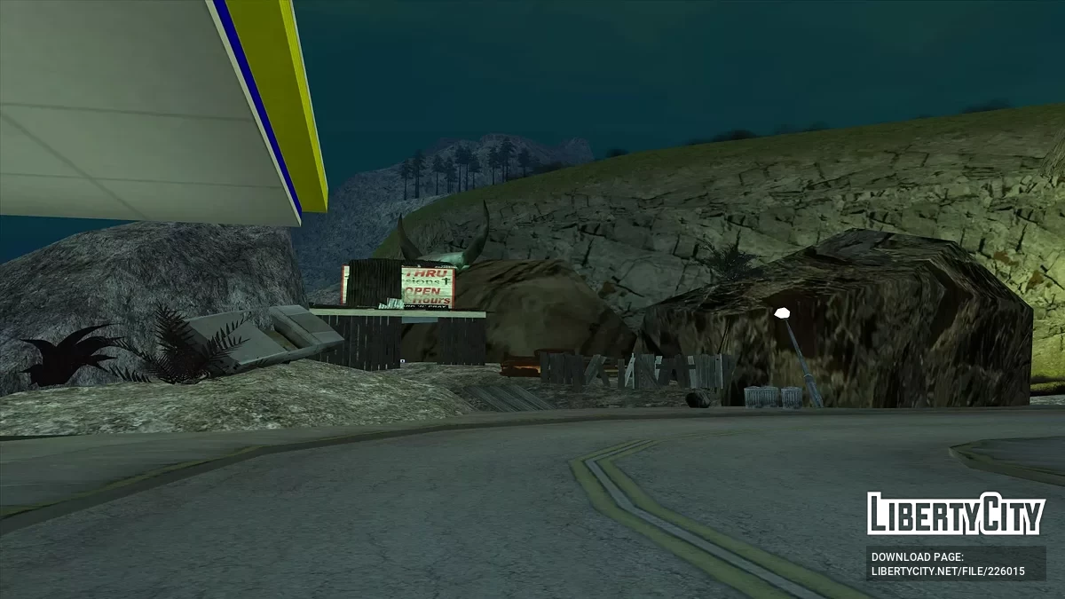 Поселок у шоссе Уэтстоун / GTA San Andreas