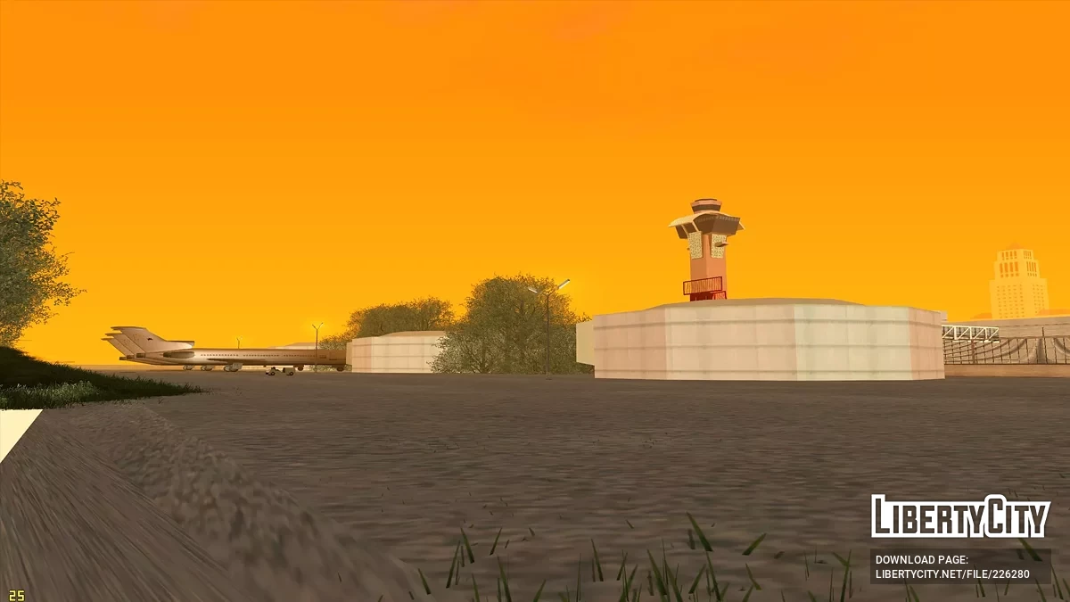 Заброшенная полоса аэропорта Los Santos / GTA San Andreas