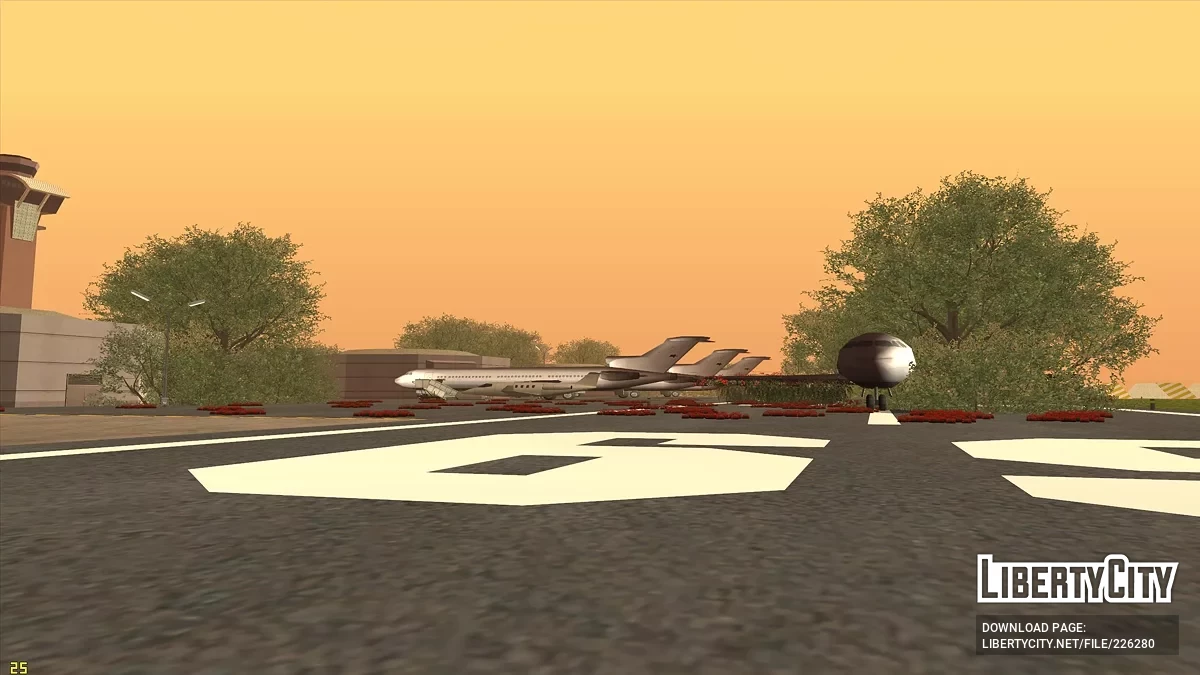 Заброшенная полоса аэропорта Los Santos / GTA San Andreas