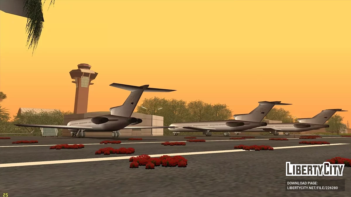 Заброшенная полоса аэропорта Los Santos / GTA San Andreas