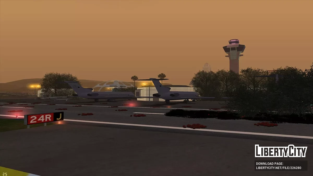 Заброшенная полоса аэропорта Los Santos / GTA San Andreas