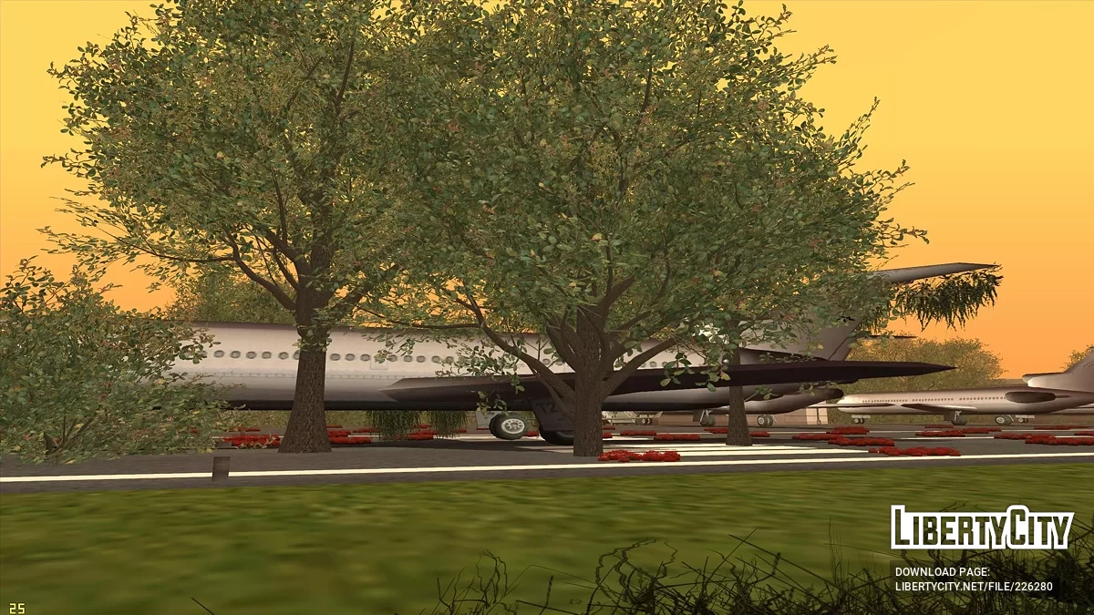 Заброшенная полоса аэропорта Los Santos / GTA San Andreas