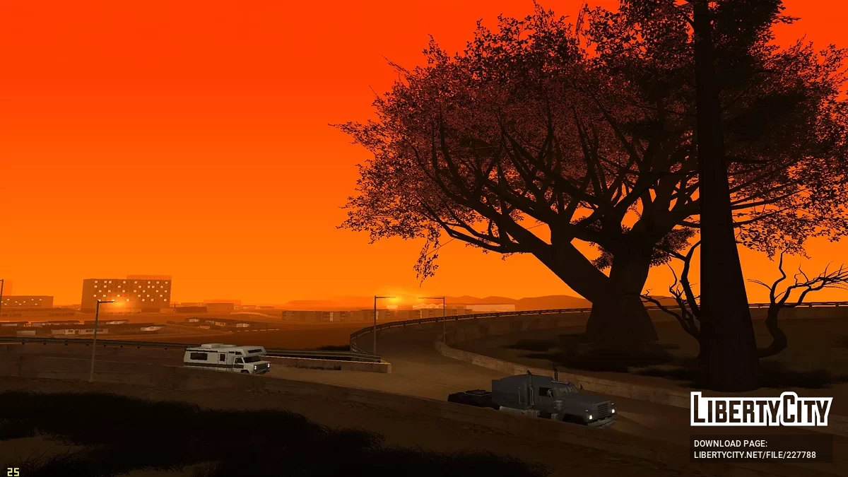 Больше освещения и объектов / GTA San Andreas