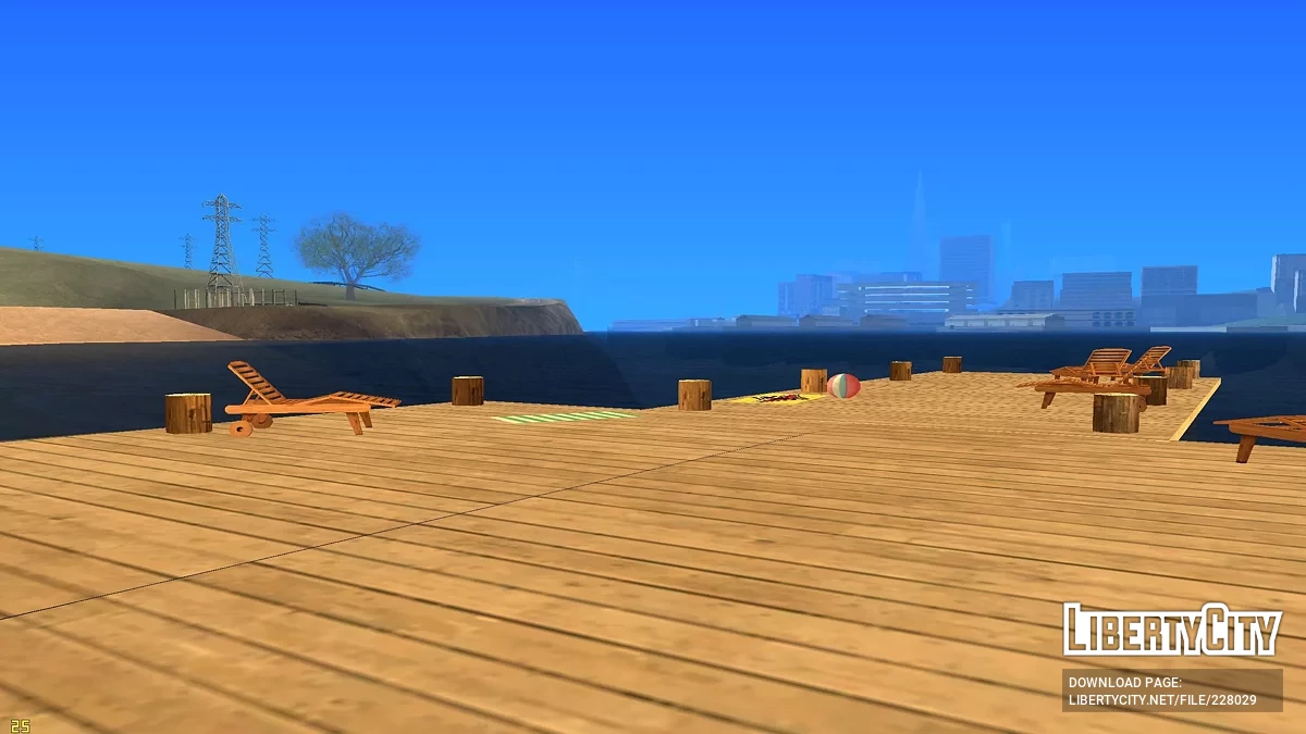 Новый Пляж с Пристанью / GTA San Andreas