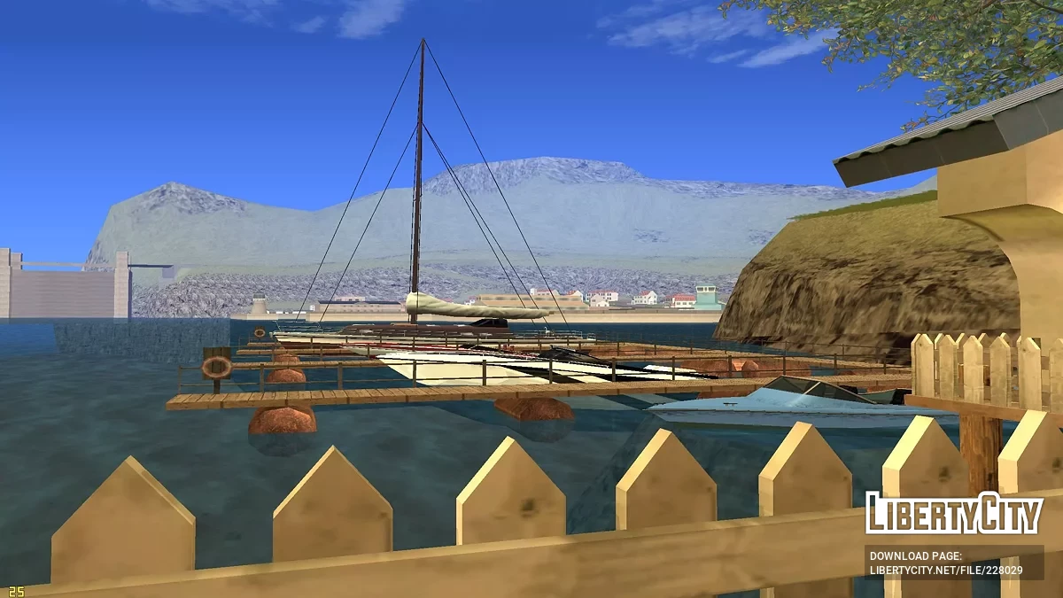 Новый Пляж с Пристанью / GTA San Andreas