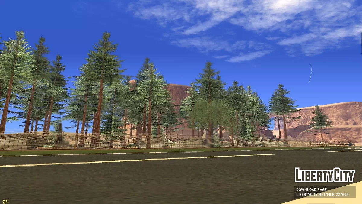 Заросший аэропорт в пустыне / GTA San Andreas