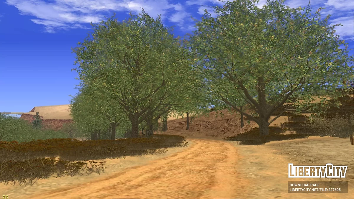 Заросший аэропорт в пустыне / GTA San Andreas