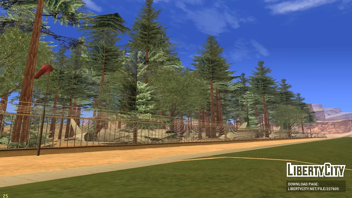 Заросший аэропорт в пустыне / GTA San Andreas