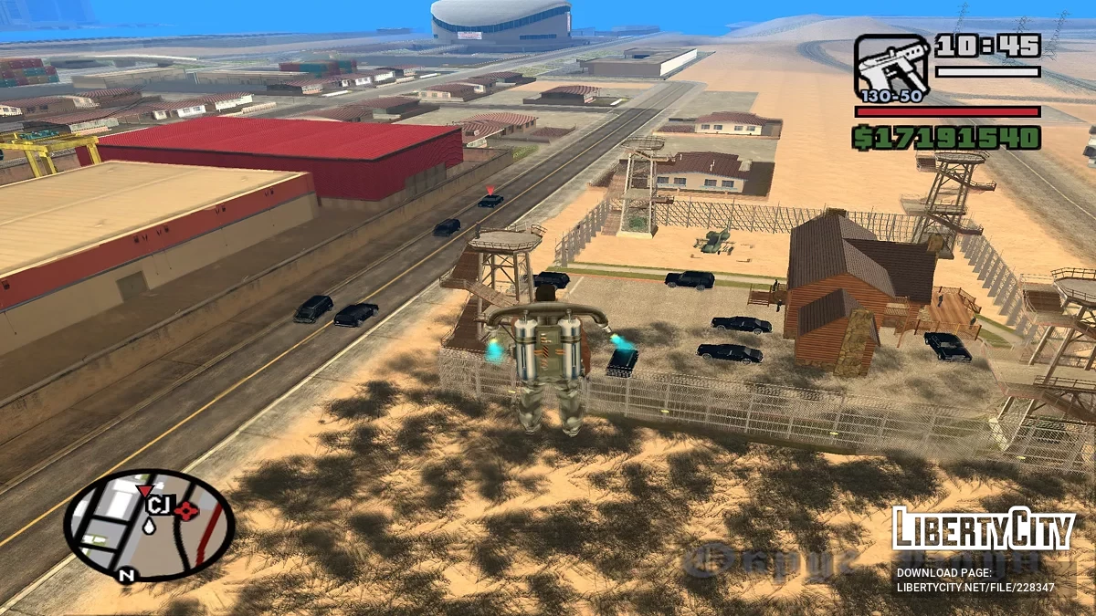 Секретная база в Лас-Вентурас / GTA San Andreas