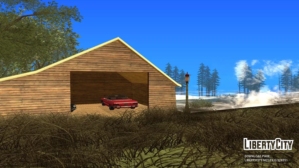 Убежище в горах San Fierro / GTA San Andreas