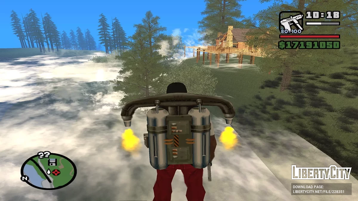 Убежище в горах San Fierro / GTA San Andreas