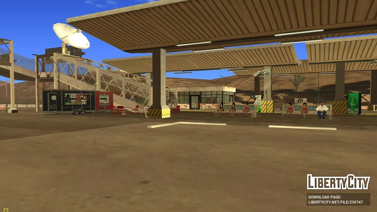 Автобусный терминал в Лас-Вентурас / GTA San Andreas