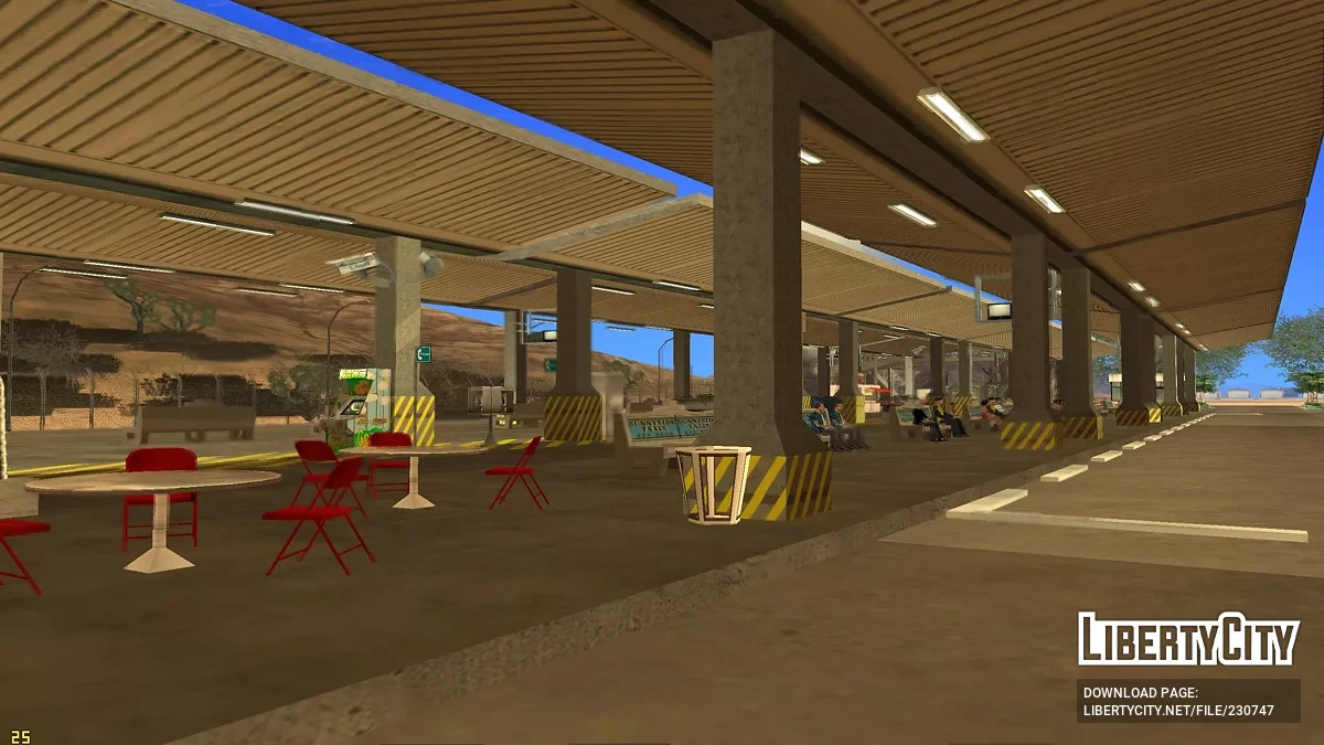 Автобусный терминал в Лас-Вентурас / GTA San Andreas