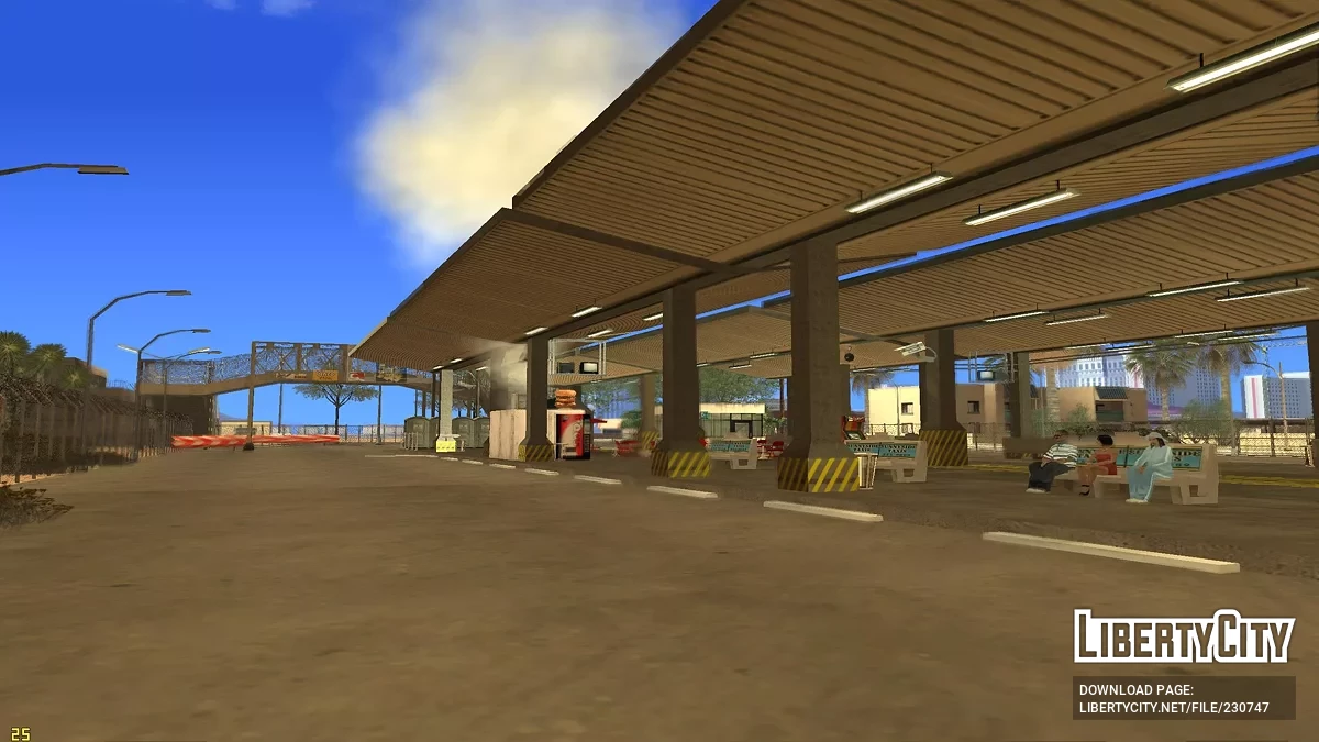 Автобусный терминал в Лас-Вентурас / GTA San Andreas