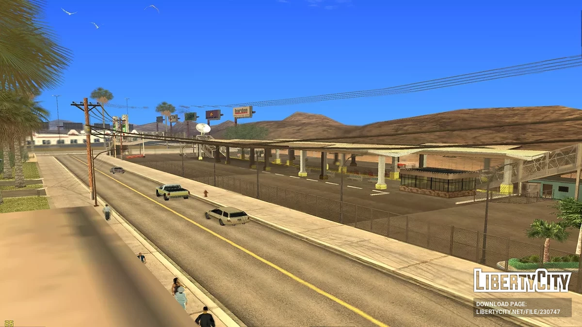 Автобусный терминал в Лас-Вентурас / GTA San Andreas