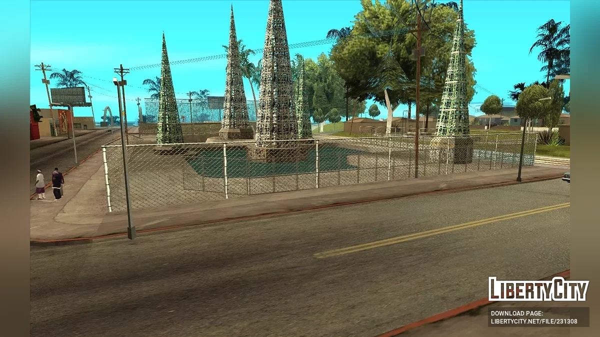 Восстановленная карта из бета-версии / GTA San Andreas