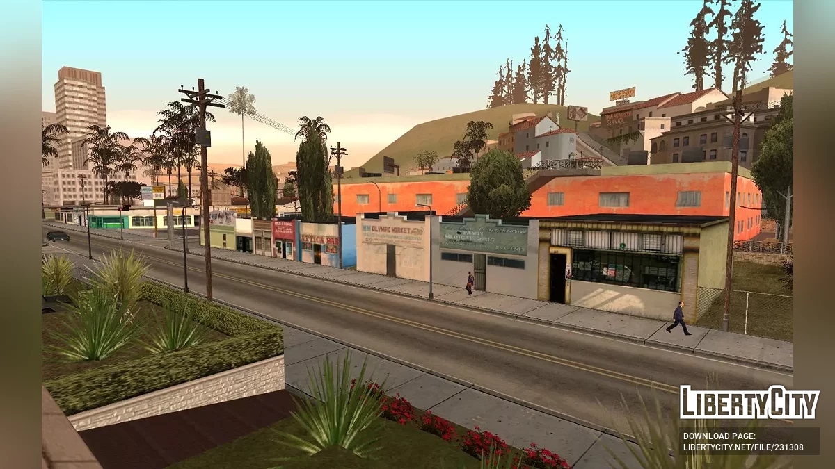 Восстановленная карта из бета-версии / GTA San Andreas