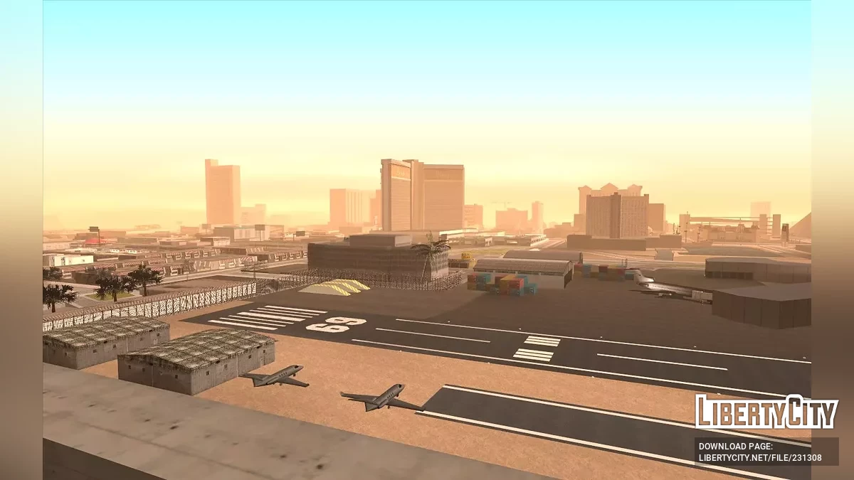 Восстановленная карта из бета-версии / GTA San Andreas