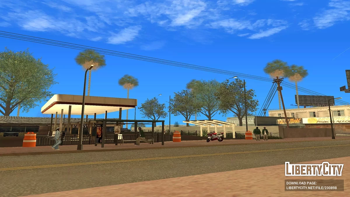 Станция обслуживания в Гантоне / GTA San Andreas