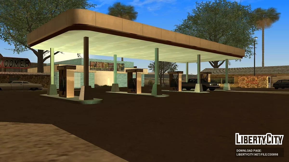 Станция обслуживания в Гантоне / GTA San Andreas