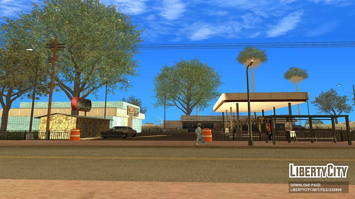 Станция обслуживания в Гантоне / GTA San Andreas