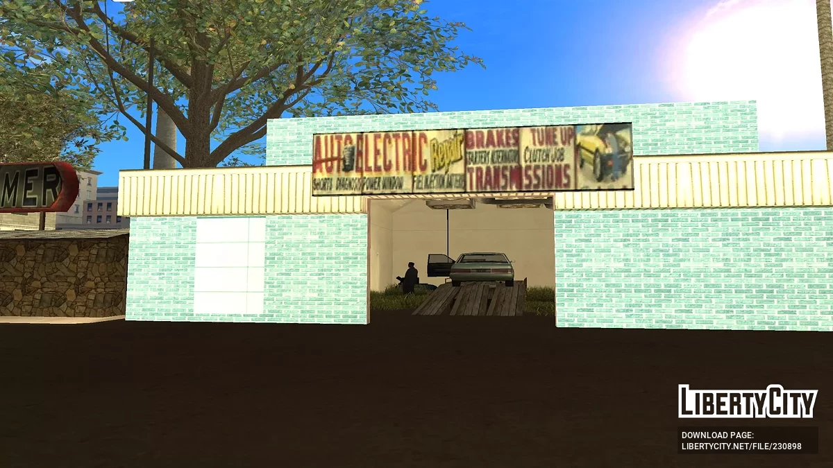 Станция обслуживания в Гантоне / GTA San Andreas