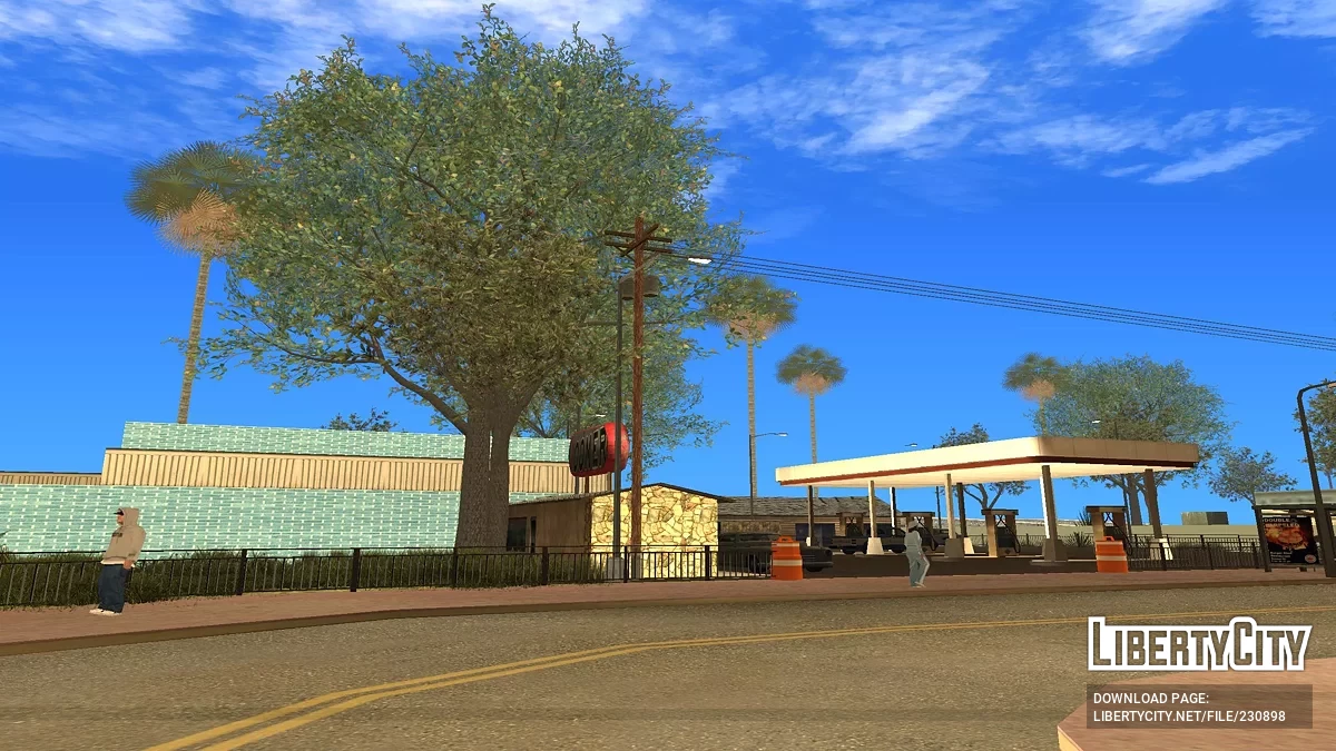 Станция обслуживания в Гантоне / GTA San Andreas