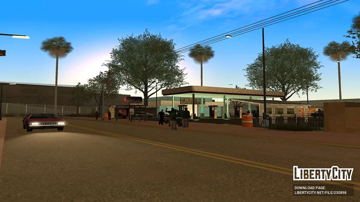 Станция обслуживания в Гантоне / GTA San Andreas