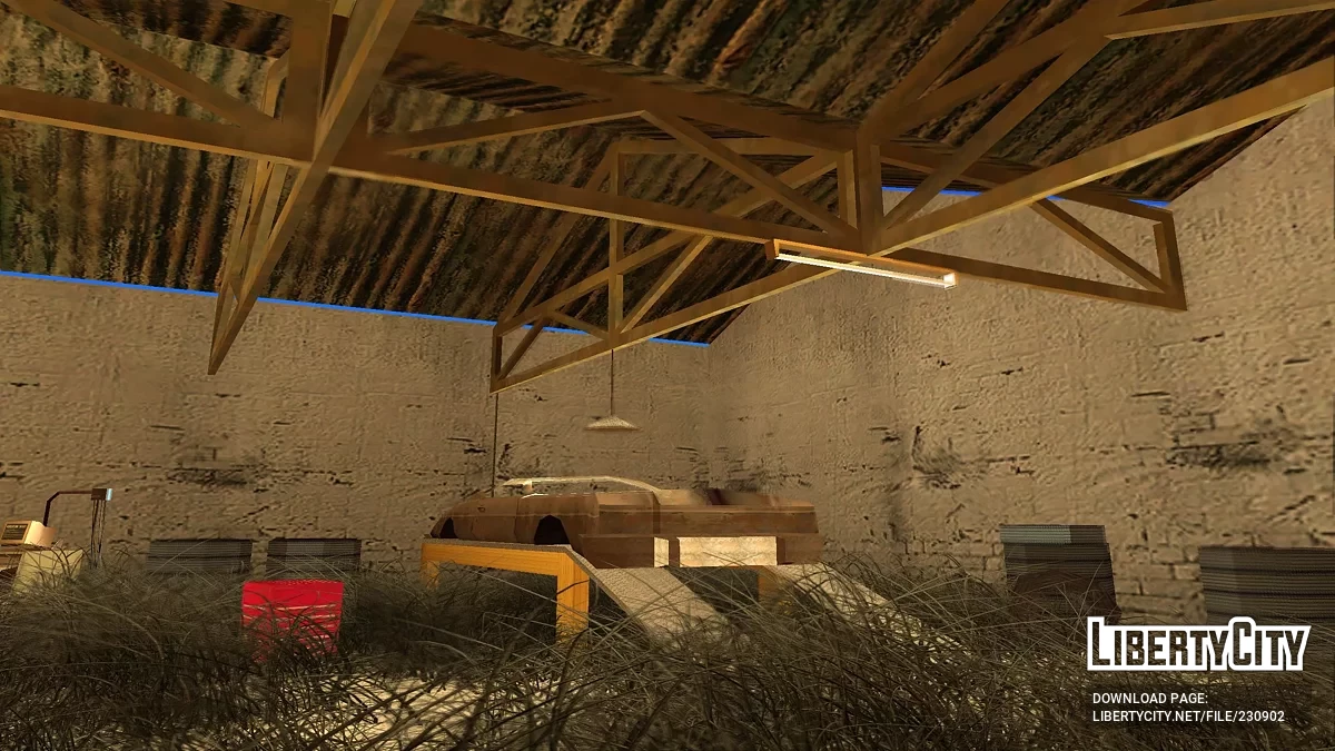 Заброшенный сервис в Лас Вентурасе / GTA San Andreas