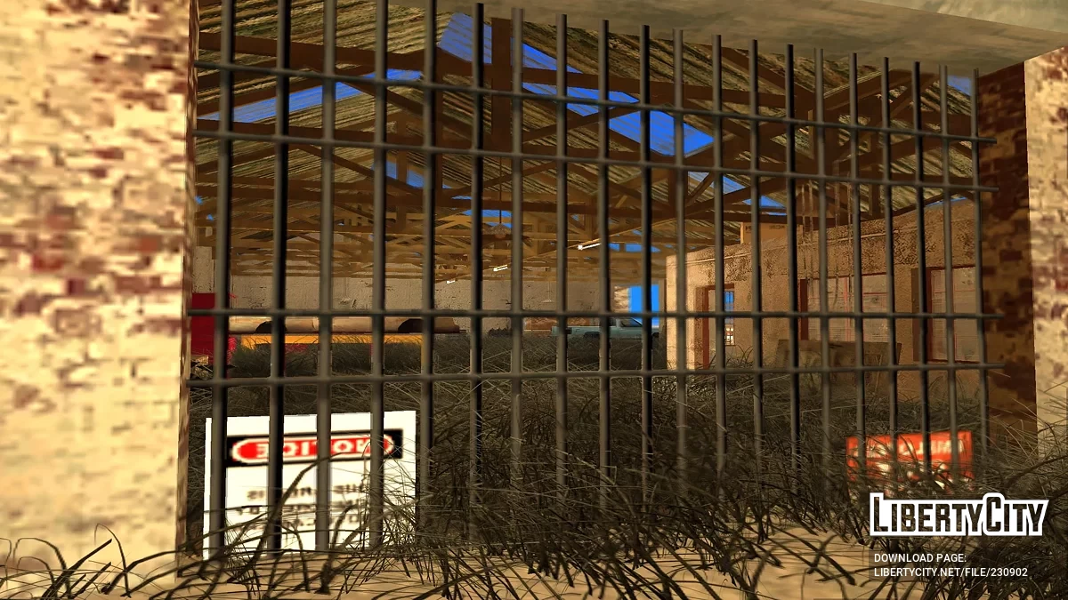 Заброшенный сервис в Лас Вентурасе / GTA San Andreas