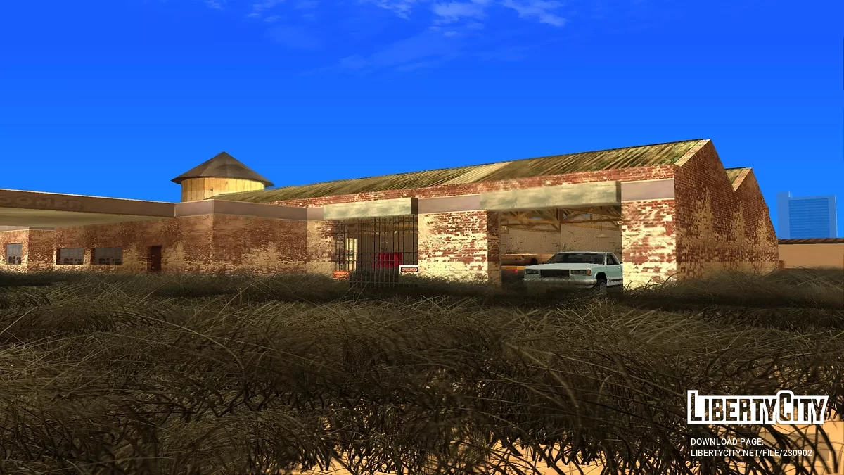 Заброшенный сервис в Лас Вентурасе / GTA San Andreas