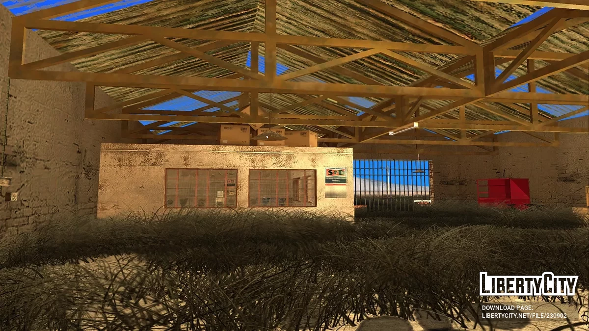 Заброшенный сервис в Лас Вентурасе / GTA San Andreas