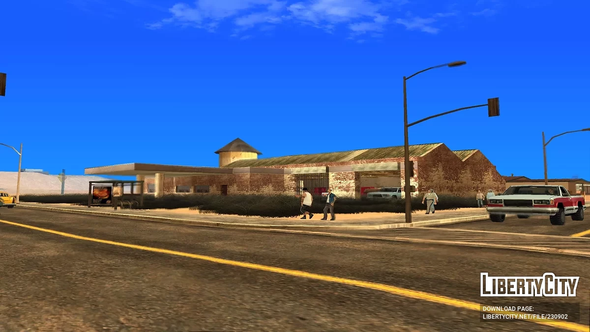 Заброшенный сервис в Лас Вентурасе / GTA San Andreas