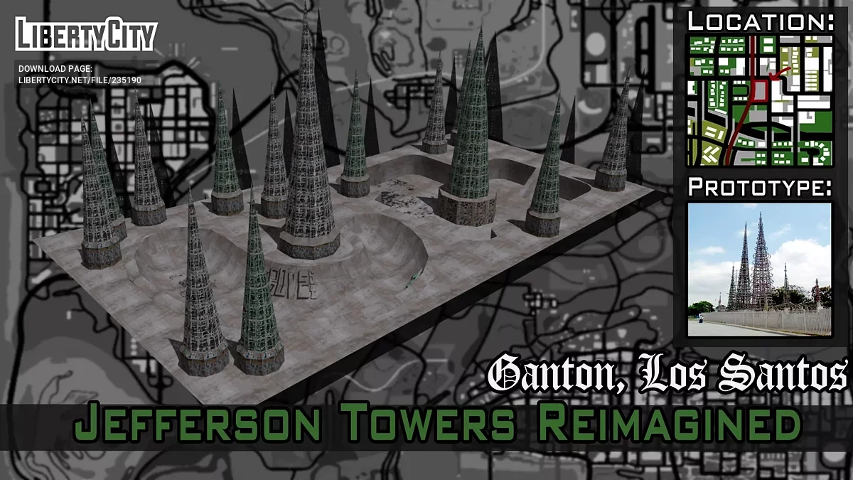 Джеферсон Тауэрс Переосмысленные / GTA San Andreas