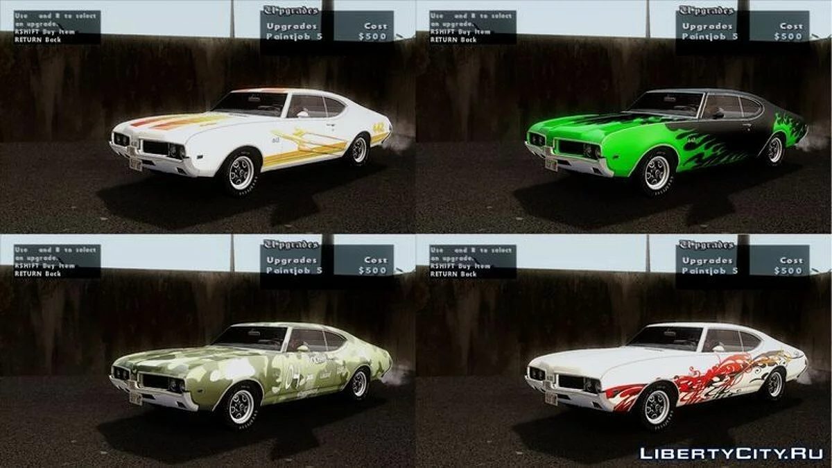 Oldsmobile 442 Holiday Coupe (4487) 1969 / GTA San Andreas
