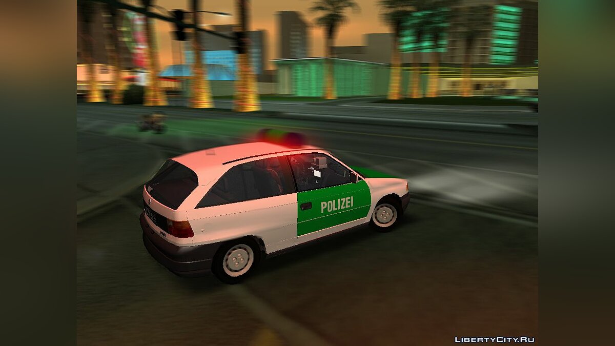 Скачать Opel Astra F Polizei для GTA San Andreas