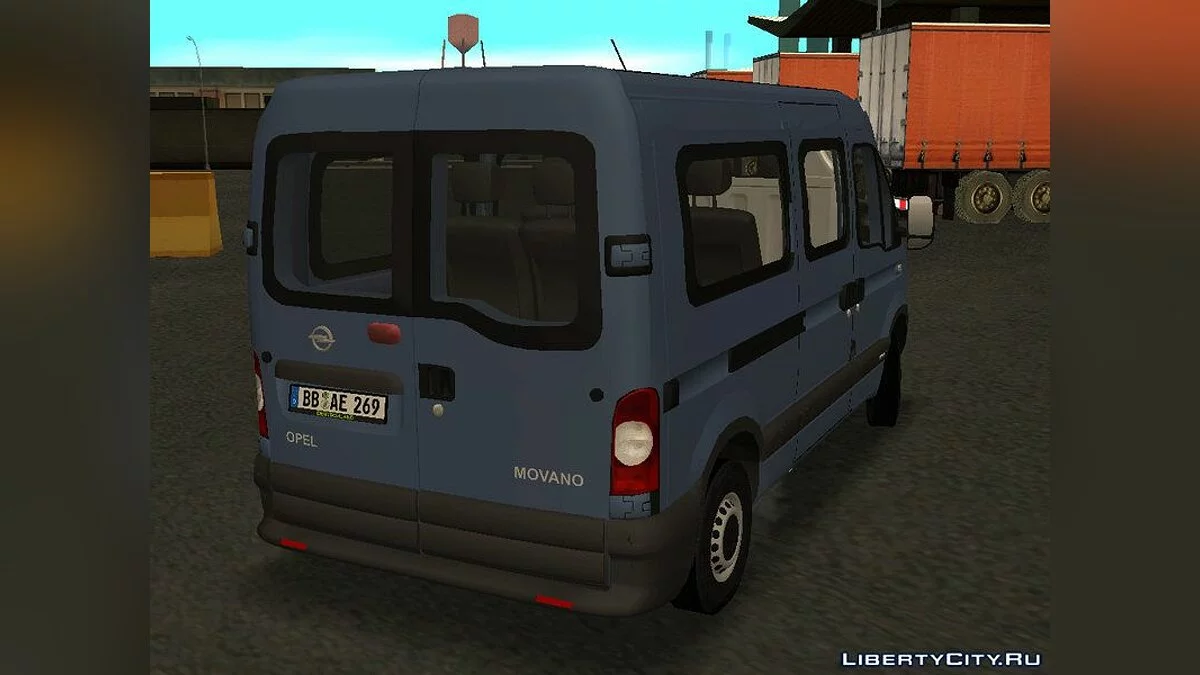 Микроавтобус Opel Movano / GTA San Andreas