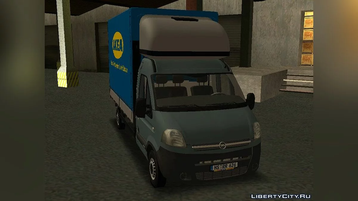 Opel Movano Ikea Transporter / GTA San Andreas