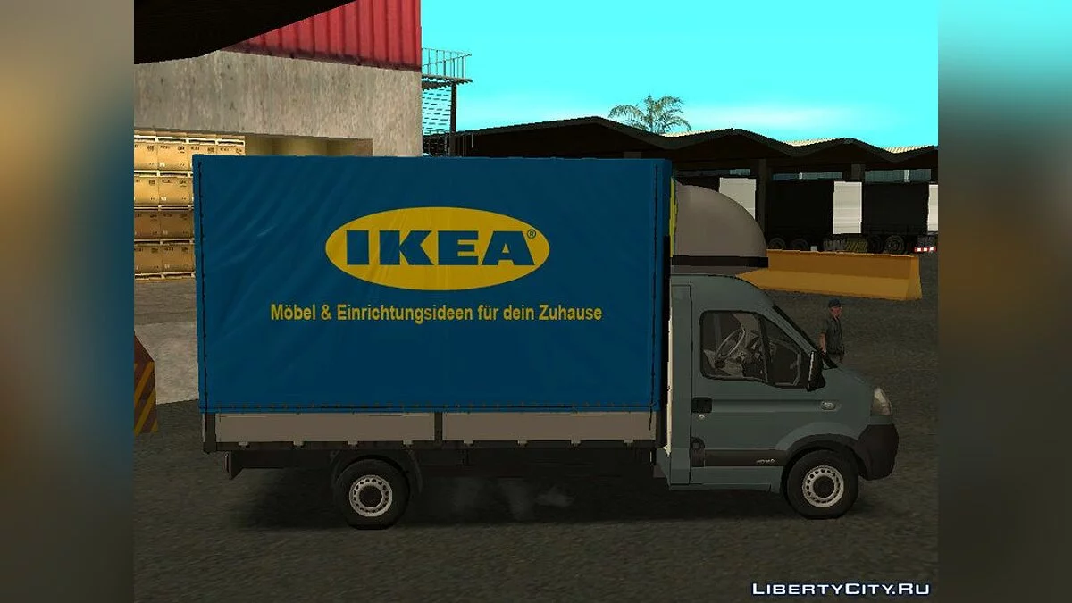 Opel Movano Ikea Transporter / GTA San Andreas