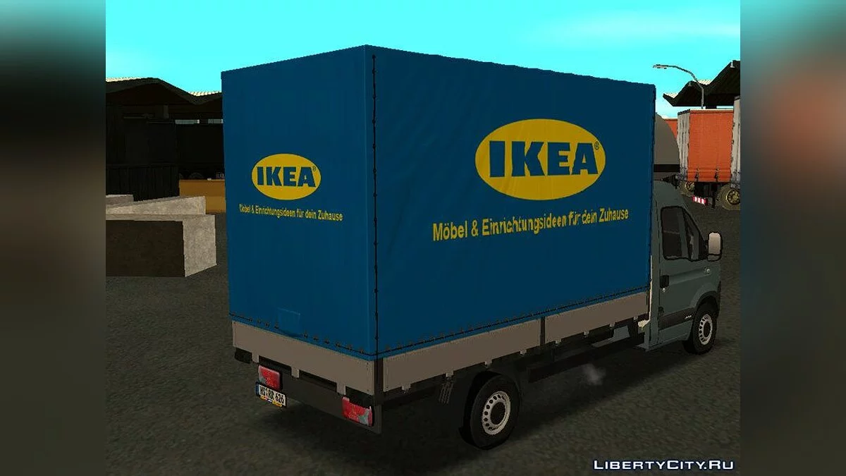 Opel Movano Ikea Transporter / GTA San Andreas
