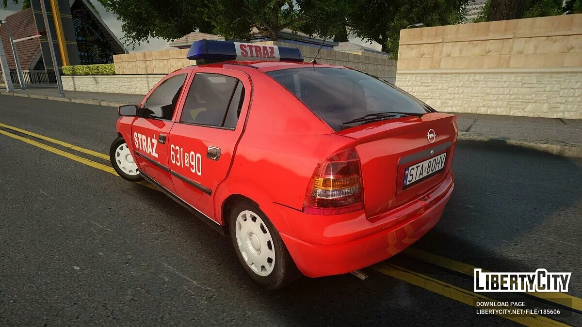 Opel Astra G - Департамент Пожарной Службы / GTA San Andreas