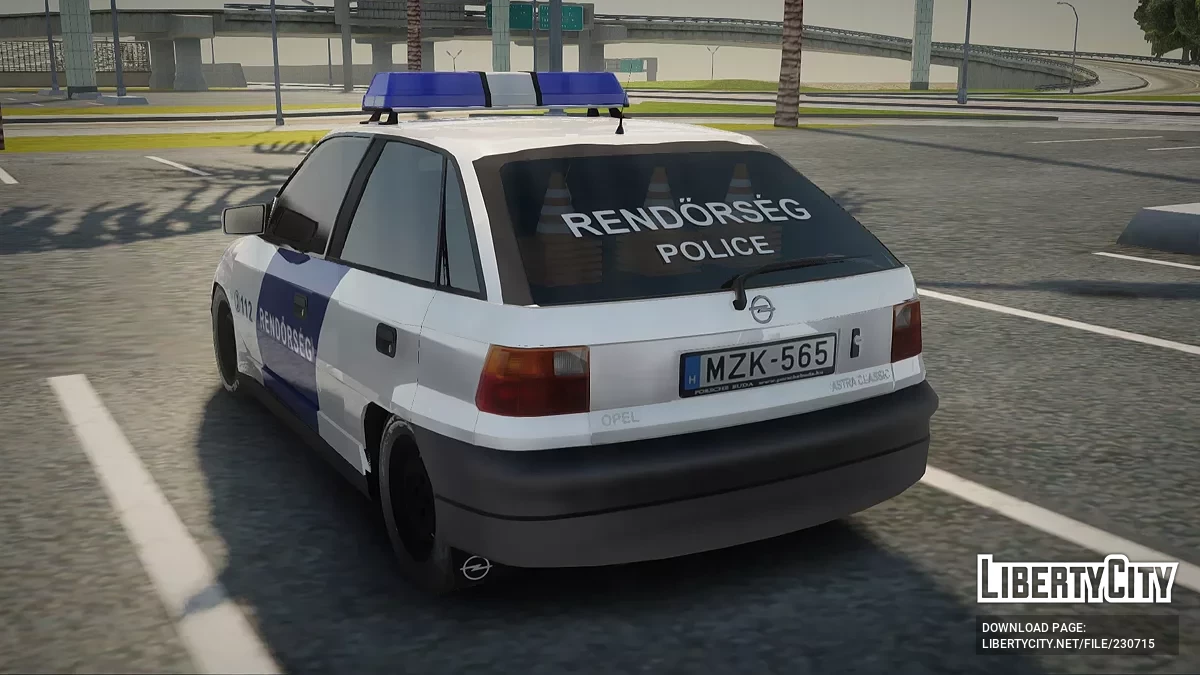 Opel F Astra Classic Rendőrség Hungarian Police / GTA San Andreas