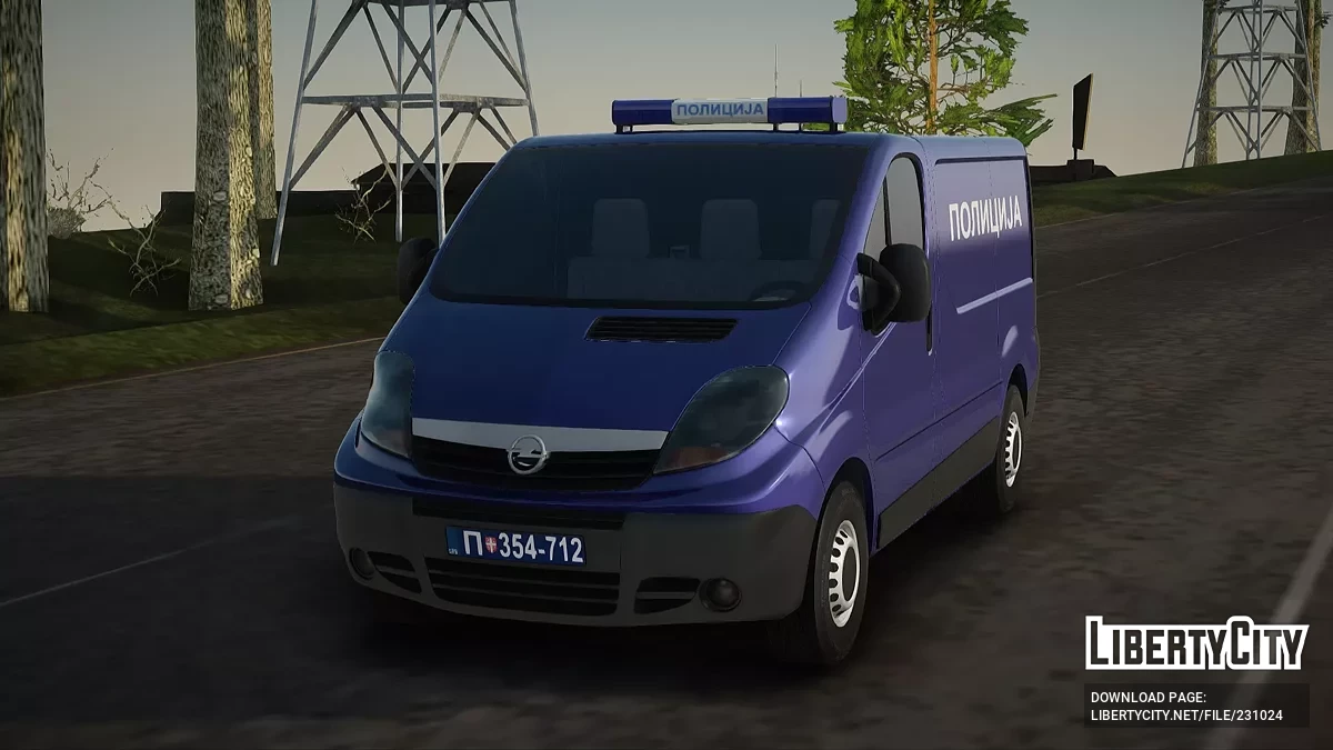 Opel Vivaro Policija / GTA San Andreas