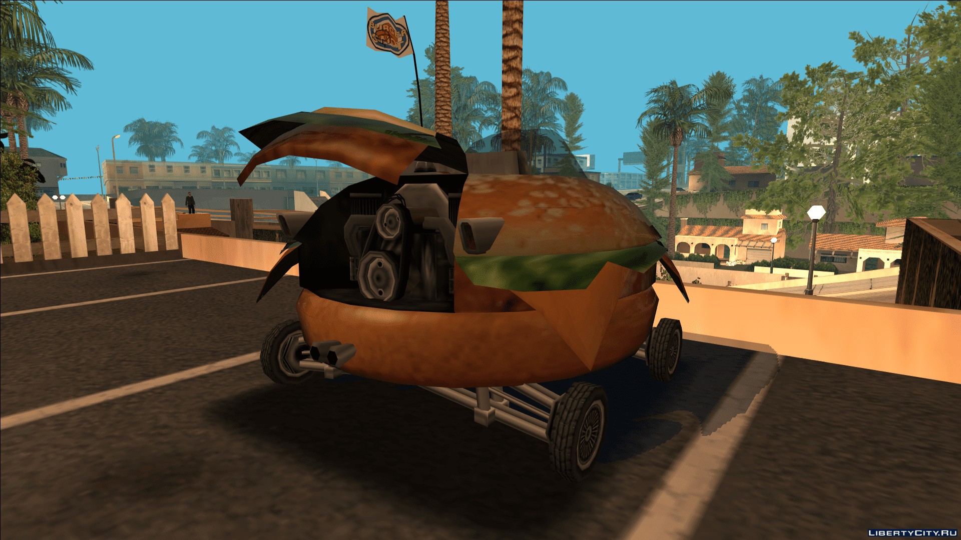 Сити едим. Burger shot GTA sa. Xg417 GTA sa. Сан андреас бургерная. Бургер шот ГТА машины.