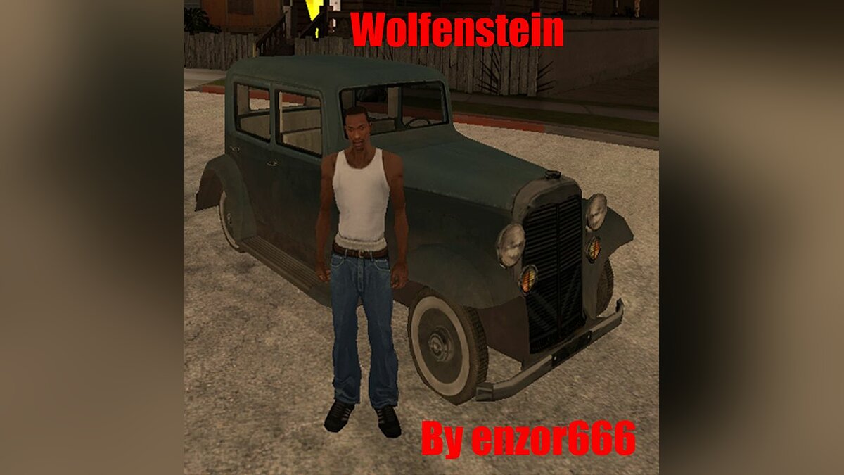 Скачать Немецкий автомобиль из Wolfenstein для GTA San Andreas