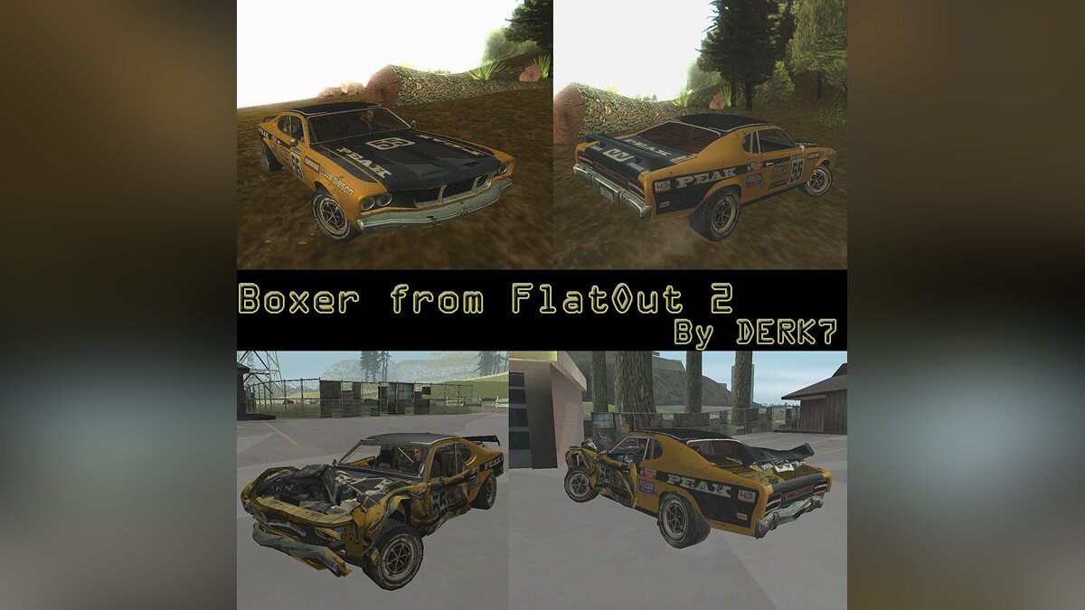 Скачать Boxer from FlatOut2 для GTA San Andreas