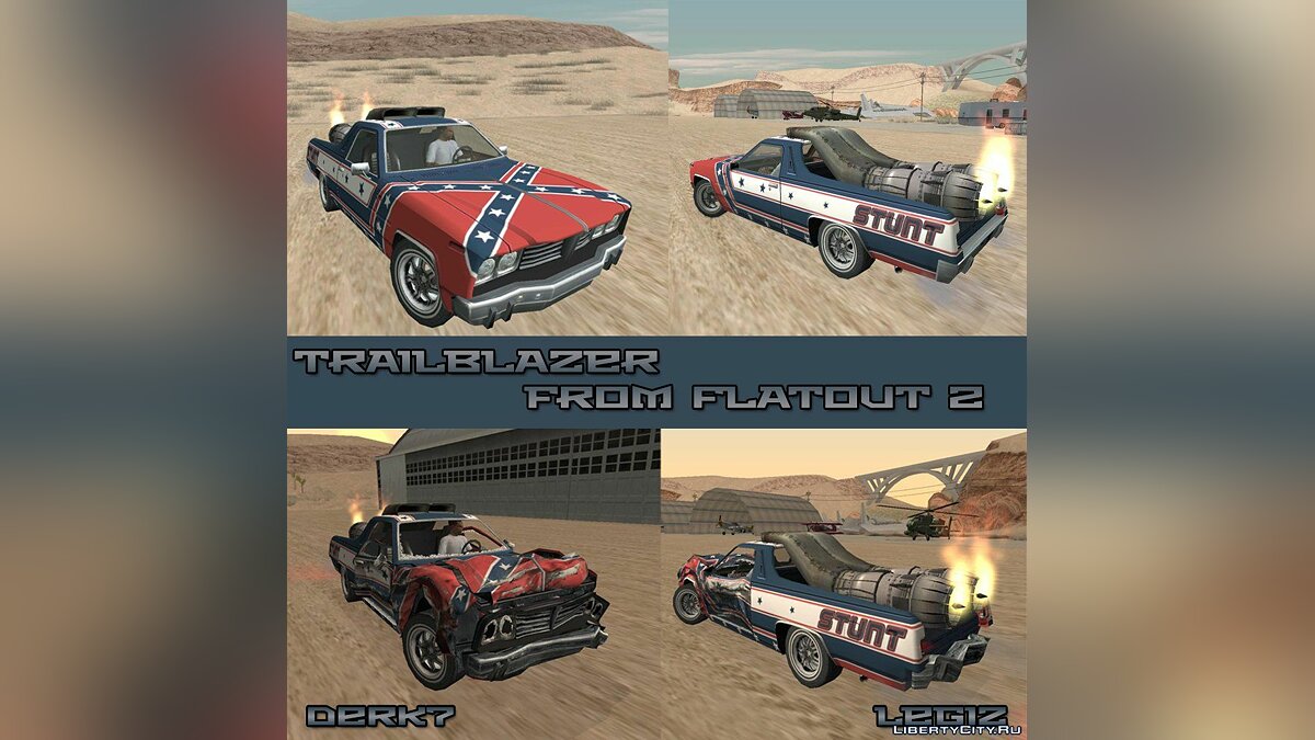 Скачать Trailblazer from FlatOut 2 для GTA San Andreas