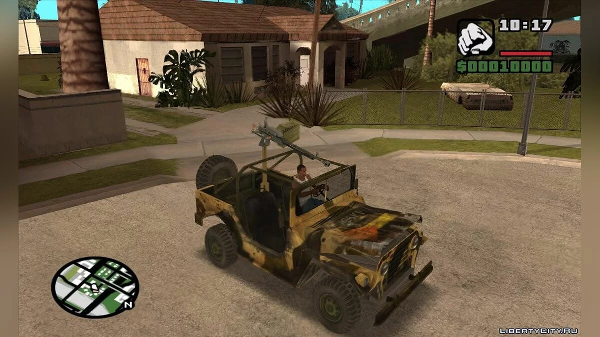 Джип игуана с пулеметом / GTA San Andreas