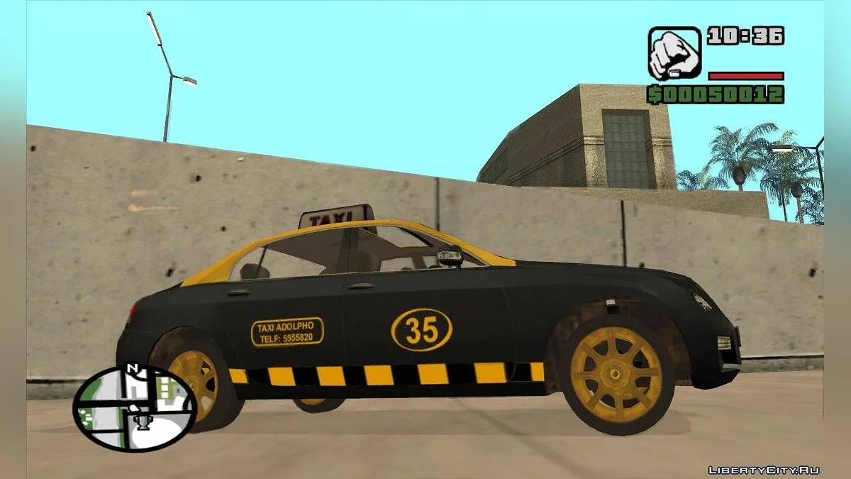Такси из игры Mercenaries 2 / GTA San Andreas