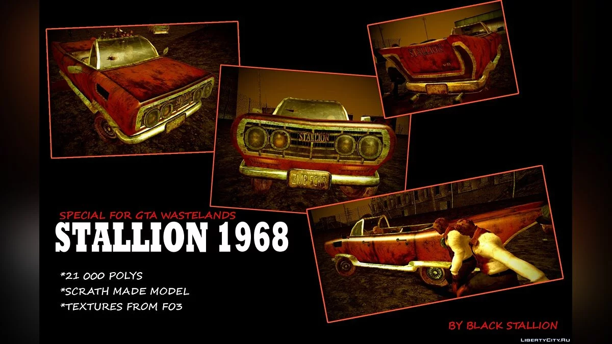 Stallion'68 - Post Nuclear Edition / GTA San Andreas
